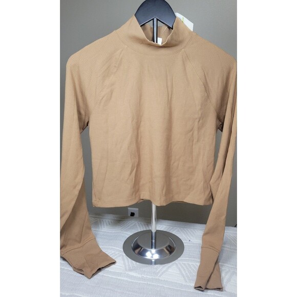 OFFLINE by Aerie Real Good‎ Mock Neck Ribbed Tops – Bundle of 3 (Size L) - Picture 3 of 12